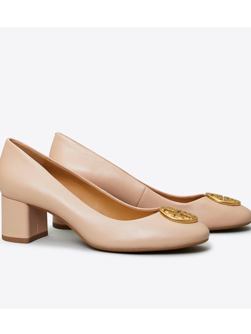Tory Burch Benton Heel Chelsea Round Toe Pumps 7.5